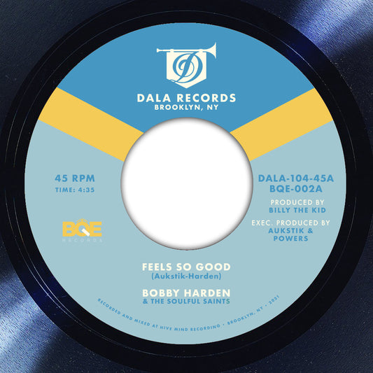 Bobby Harden & The Soulful Saints "Feels So Good / Wounded Hearts" 45